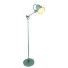 Green with white standing lamp Dolphin 1325G with E27 fitting