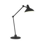 Black table lamp Kasket 2692ZW with large fitting and switch