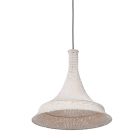 White oriental hanging lamp Marrakech 3394W hand-knotted