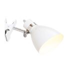 Squeeze spotlight Spring 6827W White with cord switch and E27 fitting