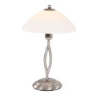 Table lamp Capri 6842ST Steel with an E27 fitting