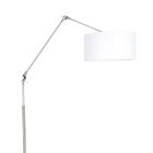 Floor lamp Prestige Chic 7359ST+K10682S Steel-White Chintz