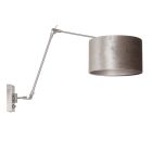 Wall lamp Prestige Chic 7396ST-K7396GS Steel-Velvet Zinc Taupe
