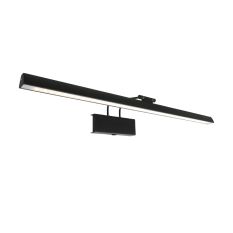 Wandlamp Litho 2431ZW - Zwarte LED schilderijlamp - Zwart - Elektronica, Kunststof, Metaal - Steinhauer