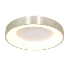 Plafondlamp Ringlede 2562ZI zilveren LED lamp Ø38 cm - Wit, Zilver - Elektronica, Kunststof, Metaal - Steinhauer