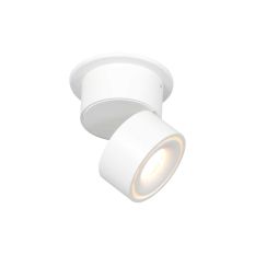 White 1-light spot Fez 2673W dimmable rotatable and tiltable.