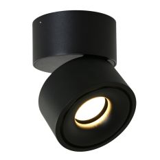 Zwarte 1 lichts spot Fez 2673ZW dimbaar draaibaar en kantelbaar - Zwart - Elektronica, Kunststof, Metaal - Steinhauer