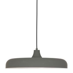 Hanglamp Krisip 2677GR Grijs met E27 fitting aan strijkijzer snoer - Grijs - Elektronica, Kunststof, Metaal - Steinhauer