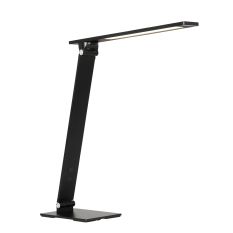 Tafellamp Serenade 2684ZW zwarte LED bureaulamp verstelbaar - Zwart - Elektronica, Kunststof, Metaal - Steinhauer
