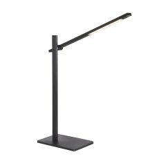 Tafellamp Stekk 2689ZW Zwart met 4 standen dimmer - Zwart - Elektronica, Kunststof, Metaal - Steinhauer