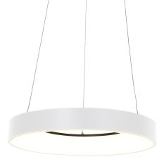 Hanglamp Ringlede 2695W Wit rond 48cm - Wit - Elektronica, Kunststof, Metaal - Steinhauer