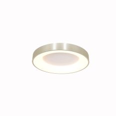 Plafondlamp Ringlede 3086ZI Zilveren LED lamp Ø30cm - Zilver - Elektronica, Kunststof, Metaal - Steinhauer