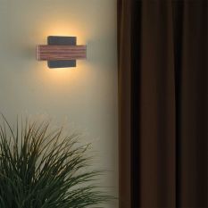 Wandlamp Muro 3368E Houtlook met G9 fitting inclusief lichtbronnen