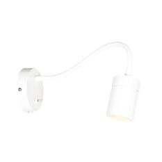 White wall lamp with flexible arm 3390W Upround including light source