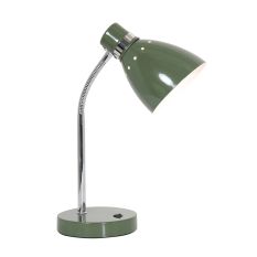 Tafellamp Spring 3391G groen met E27 fitting - Groen - Elektronica, Kunststof, Metaal - Steinhauer