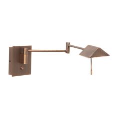 Wandlamp Retina 3402BR Brons met USB poorten - Brons - Elektronica, Kunststof, Metaal - Steinhauer