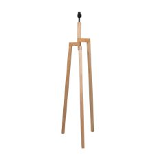 Vloerlamp Sabi 3408BE – houten lamp zonder kap met E27 fitting - Hout - Hout - Steinhauer (foto 3)