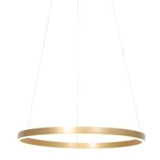 Hanglamp Ringlux 3502GO gouden LED ringlamp Ø60 cm - Goud - Elektronica, Kunststof, Metaal - Steinhauer
