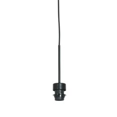 Hanglamp Sparkled Light 3602ZW zwarte pendel zonder kap - Zwart - Elektronica, Kunststof, Metaal - Steinhauer