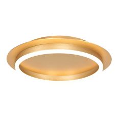Plafondlamp Ringlux 3655GO gouden plafondlamp met warm LED licht - Goud - Elektronica, Kunststof, Metaal - Steinhauer (fot...