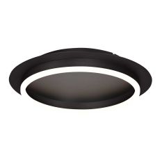 Plafondlamp Ringlux 3655ZW zwarte plafondlamp met warm LED licht - Zwart - Elektronica, Kunststof, Metaal - Steinhauer (fo...