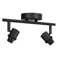 Spot de plafond Bambus 3666ZW Noir sans abat-jour
