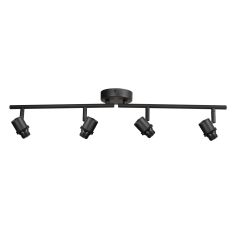 Deckenstrahler Bambus 3668ZW Schwarz 4-flammig ohne Schirme