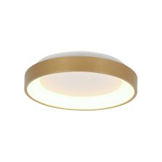 Lampe de plafond Ringlede 3690GO lampe LED dorée Ø28 cm avec uplight