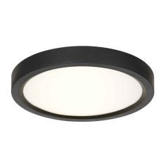 Plafonnier Luminix 4132ZW lampe LED noire Ø29 cm IP44
