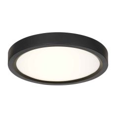 Zwarte plafondlamp 4132ZW Luminix, 3 standen lichtkleur instelbaarheid en dimbaar Ø29 cm