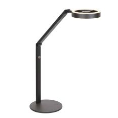 Table lamp Ringlux 4139ZW black LED light with dimmer