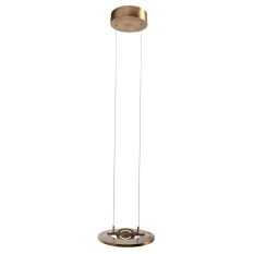 Pendant lamp Soleil 2 4140BR brass color with lift system