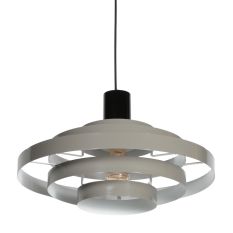 Grey Pendant Lamp Halo Cirque 4217GR – Unique Light Play with Elegant Metal Rings
