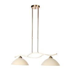 Anthea 4325BR – classic pendant lamp with amber glass