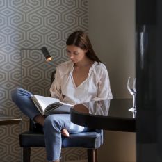 Lamp sur pied / Lampe de lecture DownLume – 4333ZW avec douille GU10