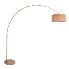 Sparkled Light 4335BR – lamp sur pied en bronze avec un abat-jour robuste