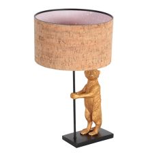 Lampe de table Animaux 4353ZW - lampe de table ludique avec un abat-jour en liège