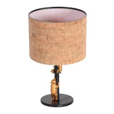 Lampe de table Animaux 4354ZW - design ludique avec abat-jour en liège