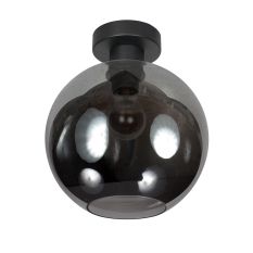 Ceiling Light Bloeba 4375ZW with Round Smoke Glass Ø25 cm