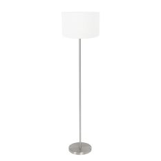 Vloerlamp Noor 4429ST – Trendy design in geborsteld staal