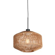 Lampe à suspendre Ropex 4481ZW – lampe suspendue en corde pour une ambiance chaleureuse