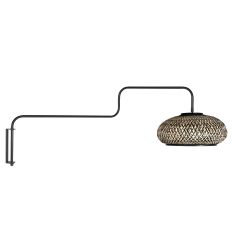 Wandlamp Bloeba 4507ZW – ludique bamboo avec portée fonctionnelle