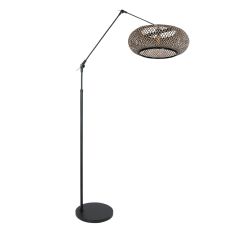 Lampe sur pied Prestige Chic 4567ZW – pièce maîtresse avec du bambou naturel en contraste