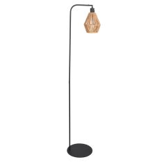 Lampe sur pied Ropex 4788ZW – design en corde aéré avec une ambiance douce