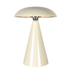 Table lamp Mush 4856CR - atmospheric rechargeable lamp in glossy cream