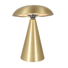 Tafellamp Mush 4856ME messing oplaadbaar met magnetische kap