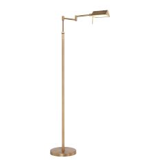 Bronskleurige vloerlamp Karl 5895BR met dimmer en in hoogte verstelbaar - Brons - Elektronica, Glas, Metaal - Steinhauer