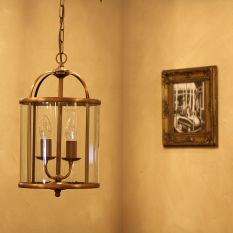 Hanglamp Pimpernel 5971BR brons met helder glas Ø23 cm - Brons - Elektronica, Glas, Metaal - Steinhauer