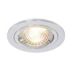 Inbouwspot Pelite 7304CH in glanzend chroom Ø10 cm - Chroom - Elektronica, Kunststof, Metaal - Steinhauer