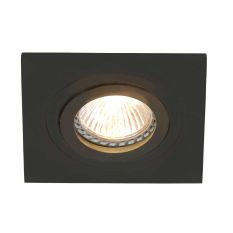 Inbouwspot Pélite Spot 7305ZW zwarte spot 10x10 cm - Zwart - Elektronica, Kunststof, Metaal - Steinhauer
